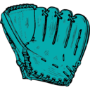 download Baseball Glove clipart image with 135 hue color