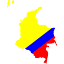download Map Of Colombia clipart image with 0 hue color