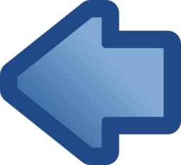 Icon Arrow Left Blue
