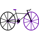 download Fixed Gear Bike clipart image with 90 hue color
