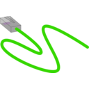 download Ethernet Cable clipart image with 225 hue color