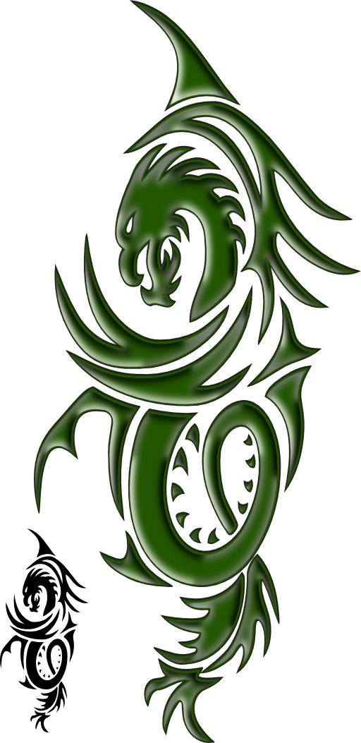 Dragon Tattoo Clipart I2clipart Royalty Free Public Domain Clipart