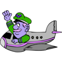 download Pilot clipart image with 225 hue color