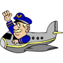 download Pilot clipart image with 0 hue color