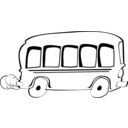 download Bus Remixed clipart image with 90 hue color