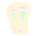 download Champagne clipart image with 45 hue color