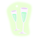 download Champagne clipart image with 90 hue color