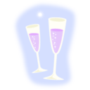 download Champagne clipart image with 225 hue color