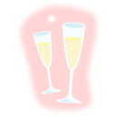 download Champagne clipart image with 0 hue color