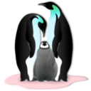 download Pinguin Familie clipart image with 135 hue color