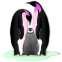 download Pinguin Familie clipart image with 270 hue color