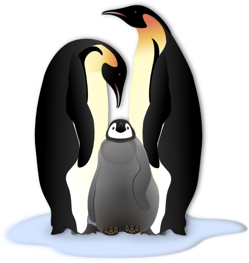 Pinguin Familie