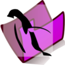 download Folder Penguin clipart image with 225 hue color