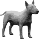 Bullterrier Grayscale