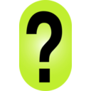 download Question Mark Icon clipart image with 45 hue color