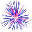 download Pink Fireworks clipart image with 270 hue color
