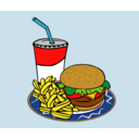 download Fast Food Menu Sample Usage clipart image with 0 hue color