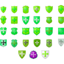 download The Coat Of Arms clipart image with 90 hue color