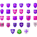 download The Coat Of Arms clipart image with 270 hue color