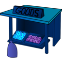 download Market clipart image with 180 hue color