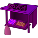 download Market clipart image with 270 hue color