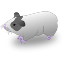 download Cavia Guinea Pig clipart image with 270 hue color