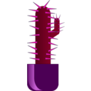 download Cactus clipart image with 270 hue color