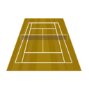 download Tennis Court clipart image with 315 hue color