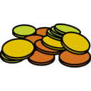 download Coins 3 clipart image with 0 hue color