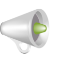 download Megaphone clipart image with 225 hue color