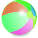download Beachball clipart image with 90 hue color