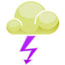 download Meteo Temporale clipart image with 225 hue color