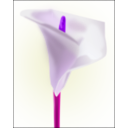 download The Lily clipart image with 225 hue color