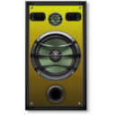 download Studio Speaker 1 Orange Grill clipart image with 45 hue color