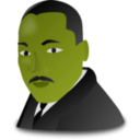 download Martin Luther King Jr Day Icon clipart image with 45 hue color