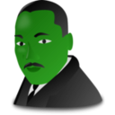 download Martin Luther King Jr Day Icon clipart image with 90 hue color