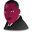download Martin Luther King Jr Day Icon clipart image with 315 hue color