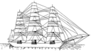 Fully Rigged Ship