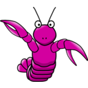 download Cartoon Lobster clipart image with 315 hue color
