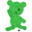 download Canvas Teddy Bear clipart image with 90 hue color