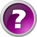 download Question Button clipart image with 90 hue color