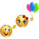 download Flying Smiley Emoticon clipart image with 0 hue color