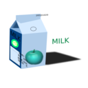 download Apple Milk clipart image with 90 hue color