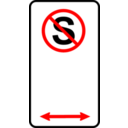 download Sign No Standing clipart image with 0 hue color