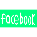 download Facebook clipart image with 270 hue color