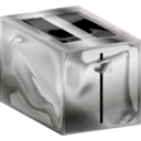 download Metal Toaster clipart image with 270 hue color