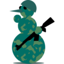 download Snowman Militarist By Rones clipart image with 90 hue color