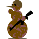 download Snowman Militarist By Rones clipart image with 315 hue color