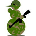 download Snowman Militarist By Rones clipart image with 0 hue color