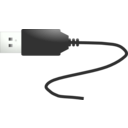 download Usb Plug clipart image with 225 hue color